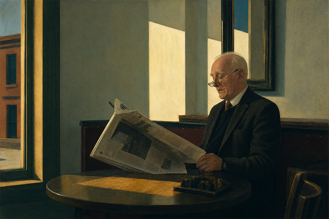 in memory of Hopper